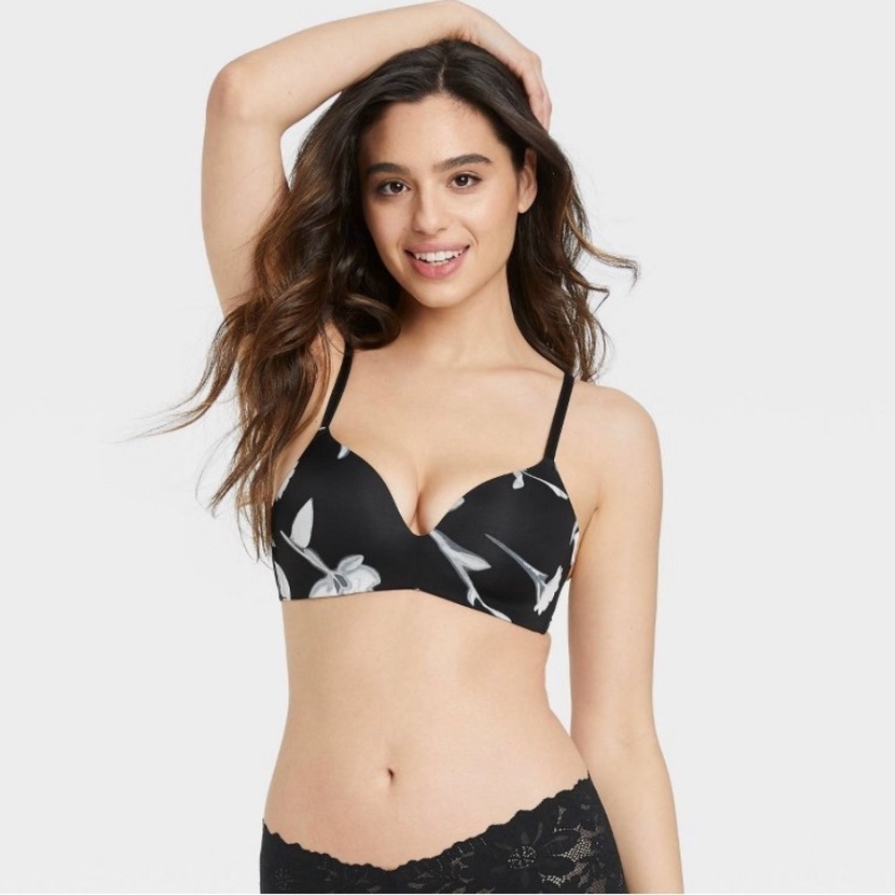 NWT Auden Bliss Lined Wireless Bra Size 38D